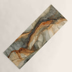 Amber Stone Drift Abstract Landscape Yoga Mat Gallery Image 1
