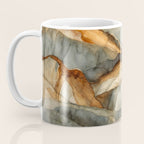 Amber Stone Drift Abstract Landscape Coffee Mug Gallery Image 3