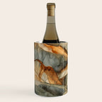 Amber Stone Drift Abstract Landscape Wine Chiller Gallery Image 2