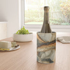 Amber Stone Drift Abstract Landscape Wine Chiller Gallery Image 4