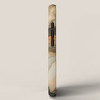 Amber Stone Drift Abstract Landscape iPhone Case Gallery Image 2