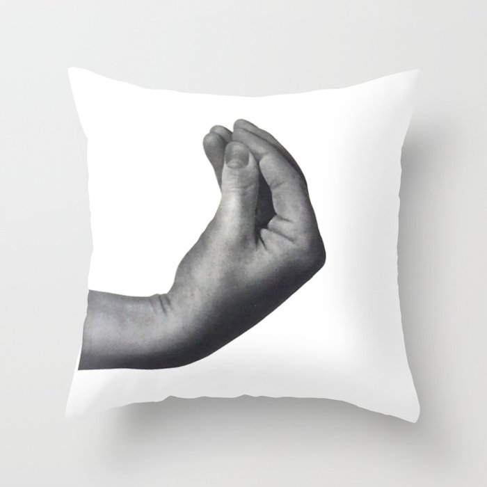 Italian Hand Throw Pillow Gallery Image 1