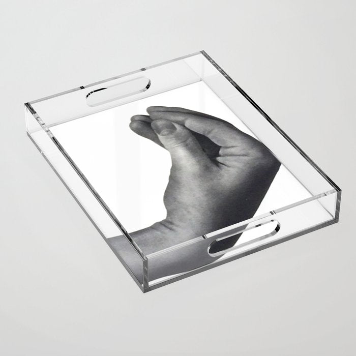 Italian Hand Acrylic Tray Gallery Image 1