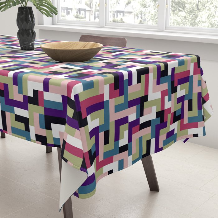 Boho M Tetris PTT Tablecloth Gallery Image 3