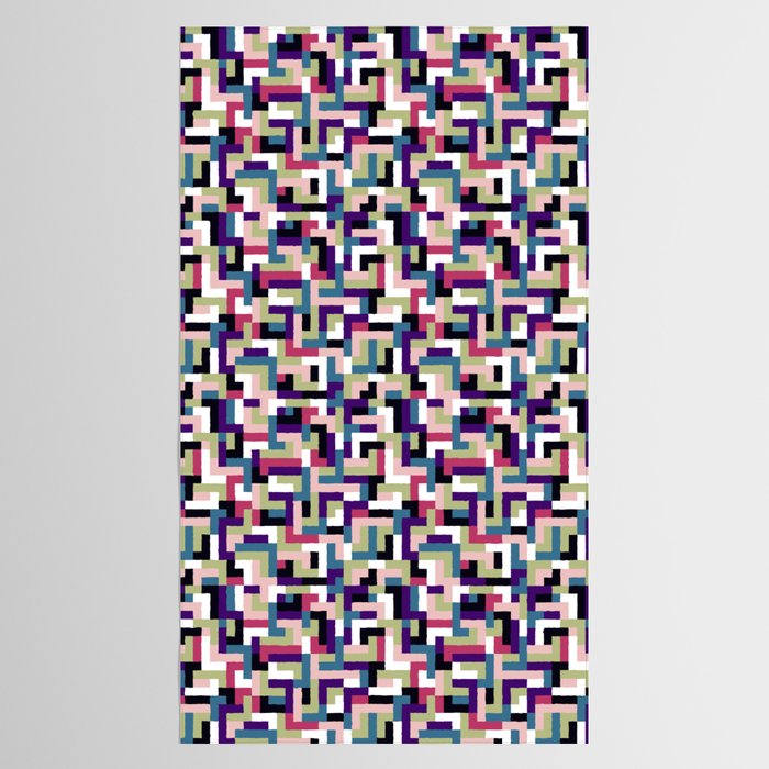 Boho M Tetris PTT Tablecloth Gallery Image 2