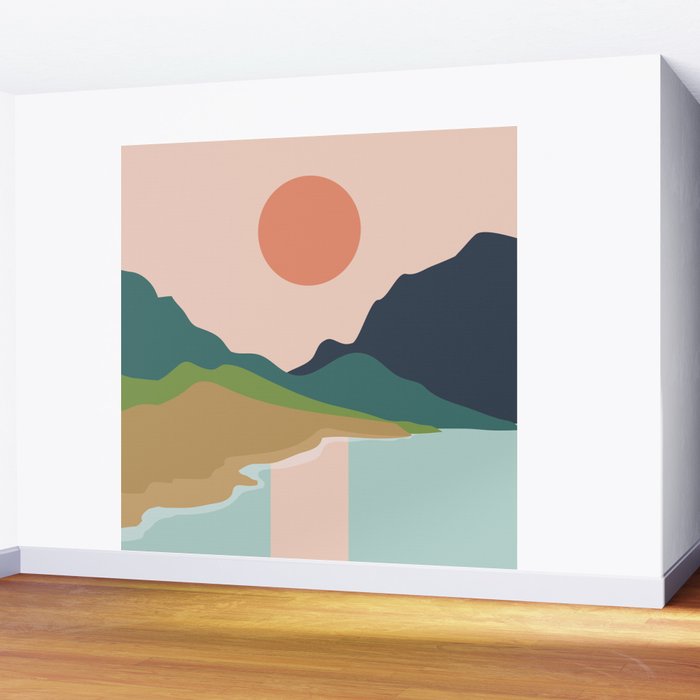 Sun reflection Wall Mural Gallery Image 2