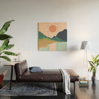 Sun reflection Wood Wall Art Gallery Image 2