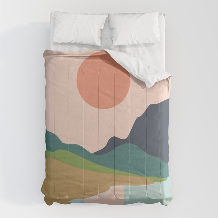 Sun reflection Comforter Gallery Image 1