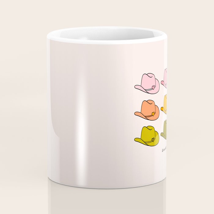 Rainbow Cowboy Hats Coffee Mug Gallery Image 4