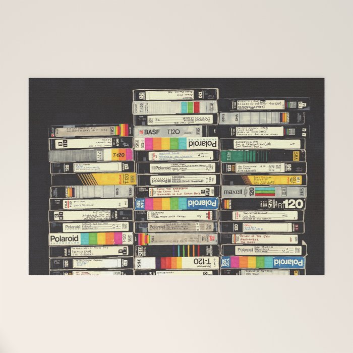 VHS Stack Welcome Mat Gallery Image 1