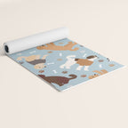 Labradoodle / Goldendoodle Dog Paws and Bones Pattern Yoga Mat Gallery Image 2