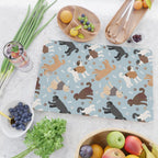 Labradoodle / Goldendoodle Dog Paws and Bones Pattern Cutting Board Gallery Image 2