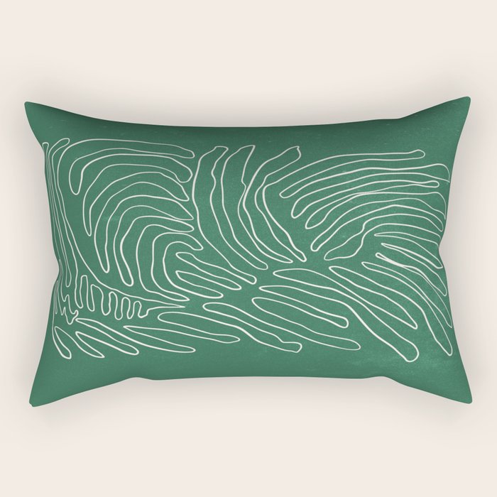Seagrass: Matisse Mid-Century Edition Rectangular Pillow Gallery Image 2