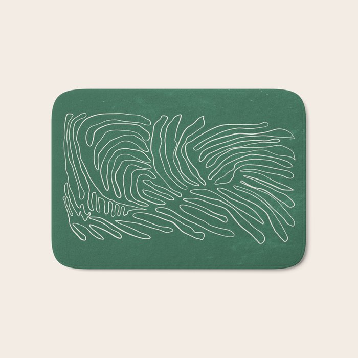 Seagrass: Matisse Mid-Century Edition Bath Mat Gallery Image 1
