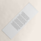 If quote by Rudyard Kipling -If you can keep your head when all about you        Are losing theirs and blaming it on you,    If you can trust yourself when all men doubt you, But make allowance for their doubting too;    Yoga Mat Gallery Image 1