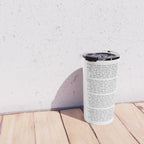 If quote by Rudyard Kipling -If you can keep your head when all about you        Are losing theirs and blaming it on you,    If you can trust yourself when all men doubt you, But make allowance for their doubting too;    Travel Mug Gallery Image 4