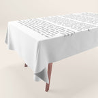 If quote by Rudyard Kipling -If you can keep your head when all about you        Are losing theirs and blaming it on you,    If you can trust yourself when all men doubt you, But make allowance for their doubting too;    Tablecloth Gallery Image 1