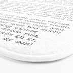 If quote by Rudyard Kipling -If you can keep your head when all about you        Are losing theirs and blaming it on you,    If you can trust yourself when all men doubt you, But make allowance for their doubting too;    Bath Mat Gallery Image 3