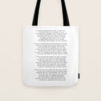 If quote by Rudyard Kipling -If you can keep your head when all about you        Are losing theirs and blaming it on you,    If you can trust yourself when all men doubt you, But make allowance for their doubting too;    Tote Bag Gallery Image 1