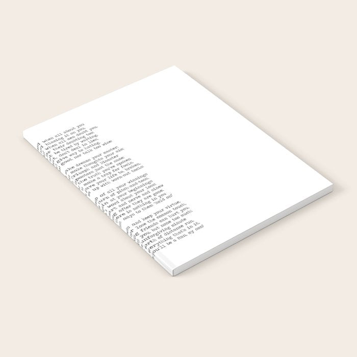 If quote by Rudyard Kipling -If you can keep your head when all about you        Are losing theirs and blaming it on you,    If you can trust yourself when all men doubt you, But make allowance for their doubting too;    Notebook Gallery Image 2