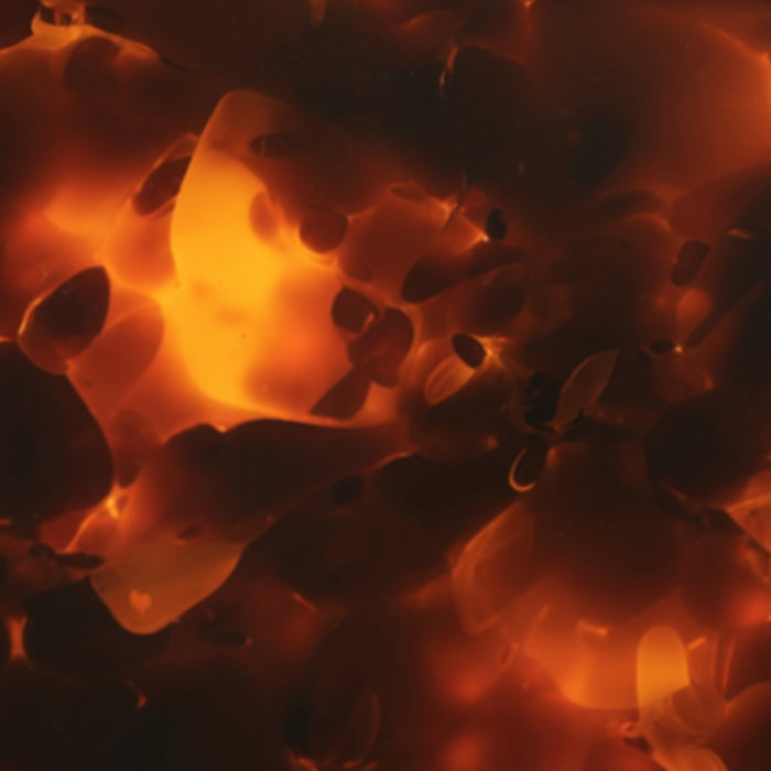 Tortoiseshell Abstract Pattern in Rich Amber and Deep Brown Coffee Mug Gallery Image 2