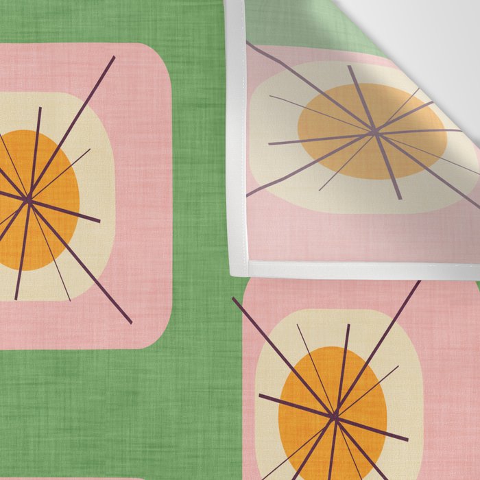 Flower Eggs Green-Pink Wall Tapestry Gallery Image 3