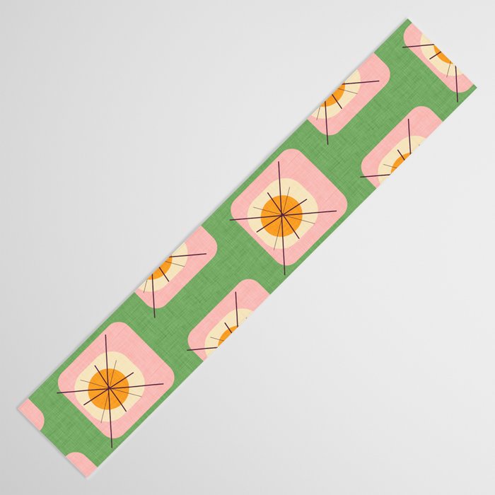 Flower Eggs Green-Pink Table Runner Gallery Image 3