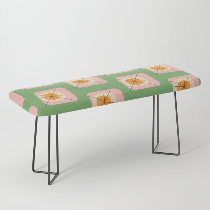 Flower Eggs Green-Pink Bench Gallery Image 1