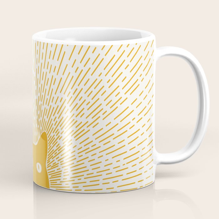 Cat Landscape 96: Good Meowning Coffee Mug Gallery Image 1