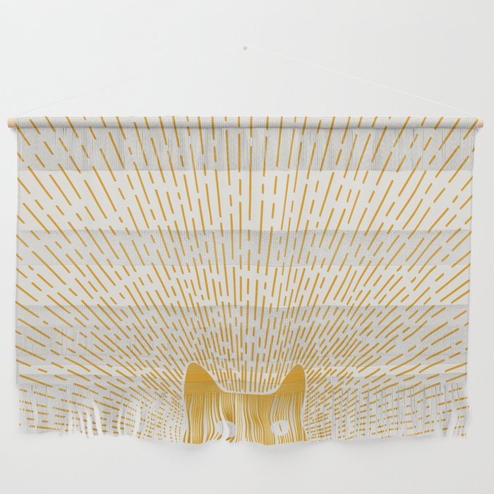 Cat Landscape 96: Good Meowning Wall Hanging Gallery Image 1