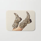 These Boots - Leopard Print Bath Mat Gallery Image 1