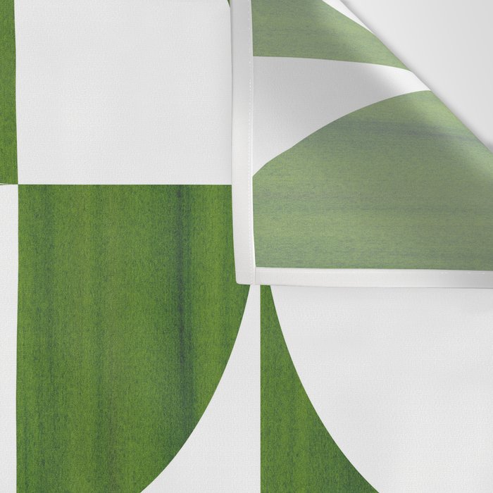 Quadrants (Matcha Green) Wall Tapestry Gallery Image 3