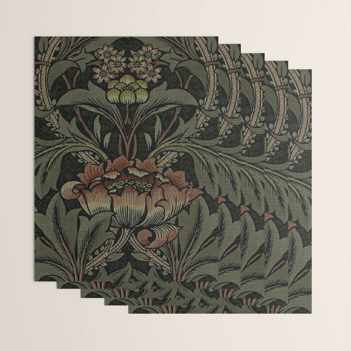 William Morris floral, William Morris fabric design,No.6, Wrapping Paper Gallery Image 3