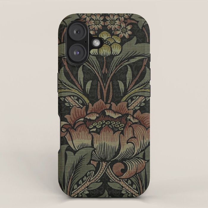 William Morris floral, William Morris fabric design,No.6, iPhone Case Gallery Image 1