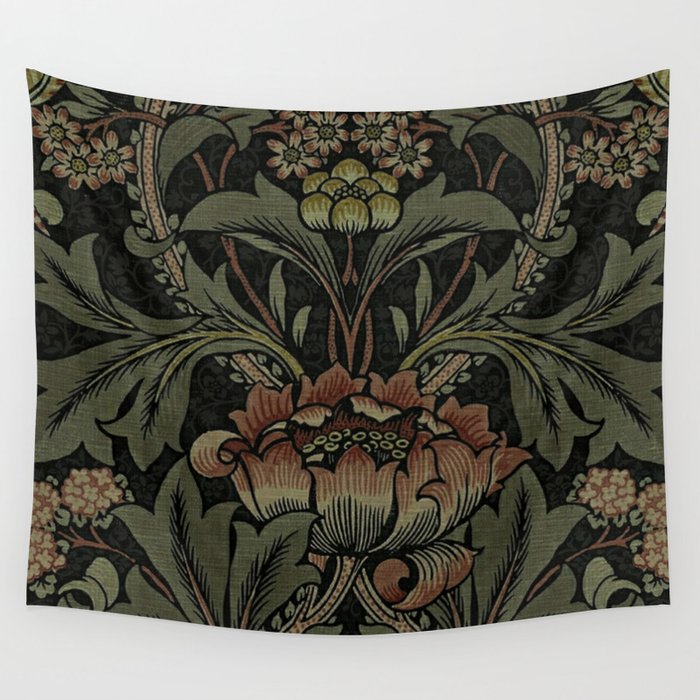 William Morris floral, William Morris fabric design,No.6, Wall Tapestry Gallery Image 4