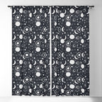 Celestial dark pattern DS Window Curtain Gallery Image 5