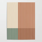 Color Block Line Abstract XXVII Poster Gallery Image 4