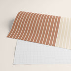 Color Block Line Abstract XXVII Wrapping Paper Gallery Image 2