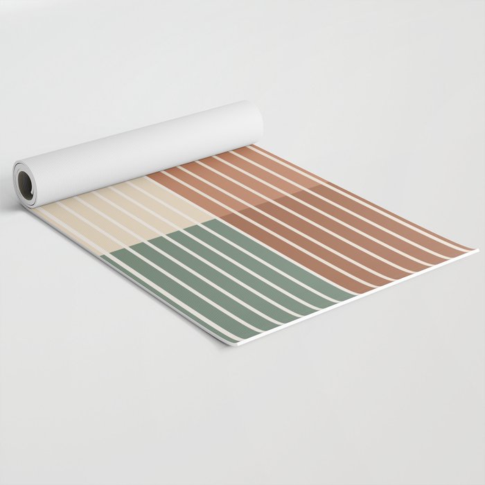 Color Block Line Abstract XXVII Yoga Mat Gallery Image 2