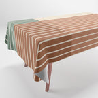 Color Block Line Abstract XXVII Tablecloth Gallery Image 1