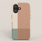 Color Block Line Abstract XXVII iPhone Case Gallery Image 1