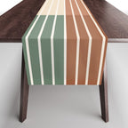 Color Block Line Abstract XXVII Table Runner Gallery Image 1