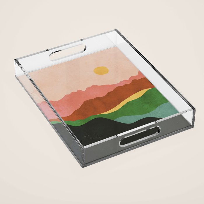 Landscape No2 Acrylic Tray Gallery Image 1