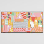 Happy city Desk Mat Gallery Image 1