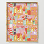 Happy city Serving Tray Gallery Image 1