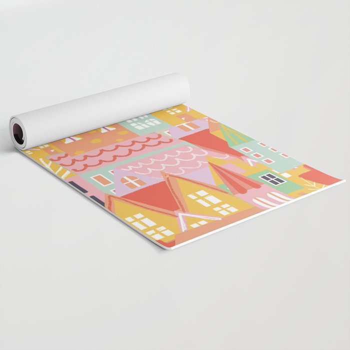 Happy city Yoga Mat Gallery Image 2