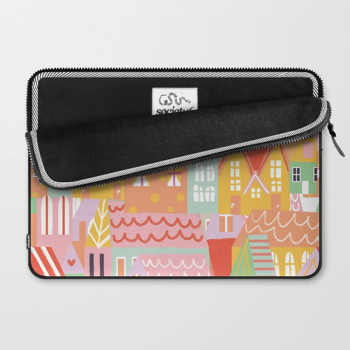 Happy city Laptop Sleeve Gallery Image 2