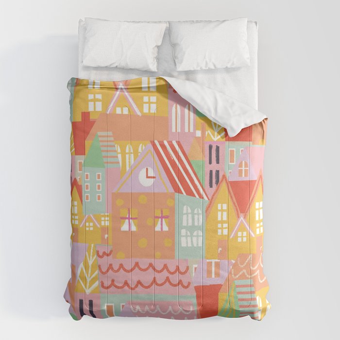 Happy city Comforter Gallery Image 6