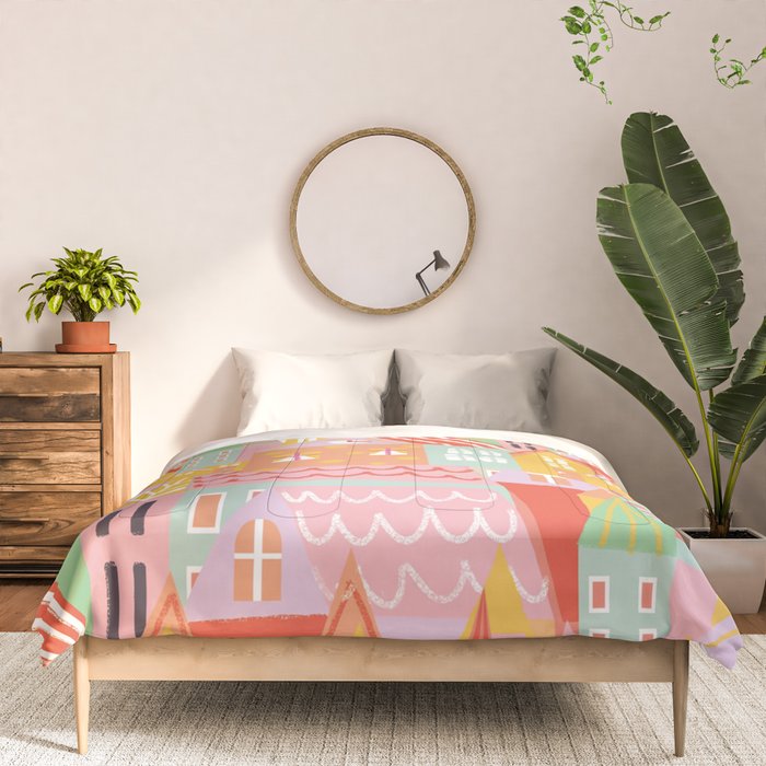 Happy city Comforter Gallery Image 3