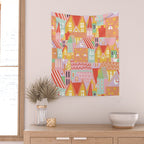 Happy city Wall Tapestry Gallery Image 2